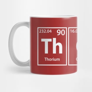 Thorn (Th-O-Rn) Periodic Elements Spelling Mug